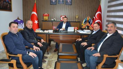 Kahveci, Sinanpaşa Heyetini Ağırladı