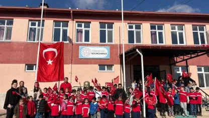 Kızıldağ İlkokulu’nda Bayrak Sevgisi Etkinliği