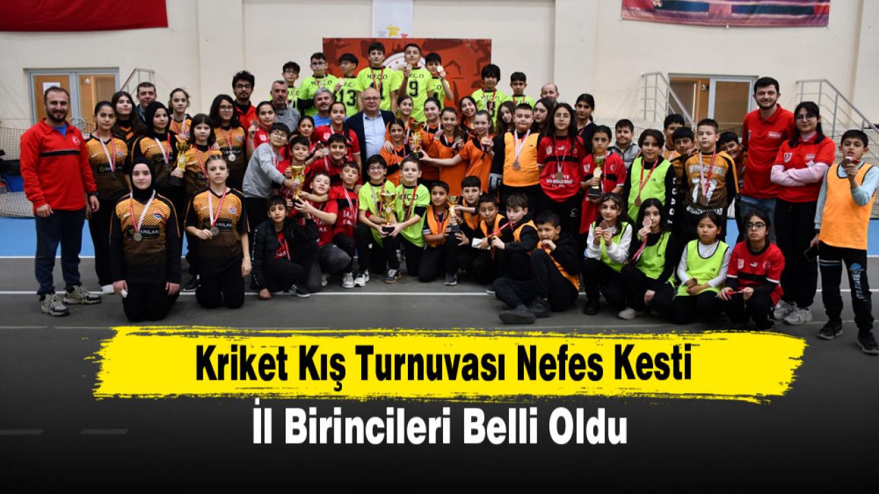 Kriket Kış Turnuvası Nefes Kesti: İl Birincileri Belli Oldu