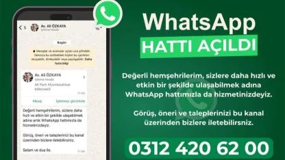 Milletvekili Özkaya’dan Hemşehrilerine Özel İletişim Hattı