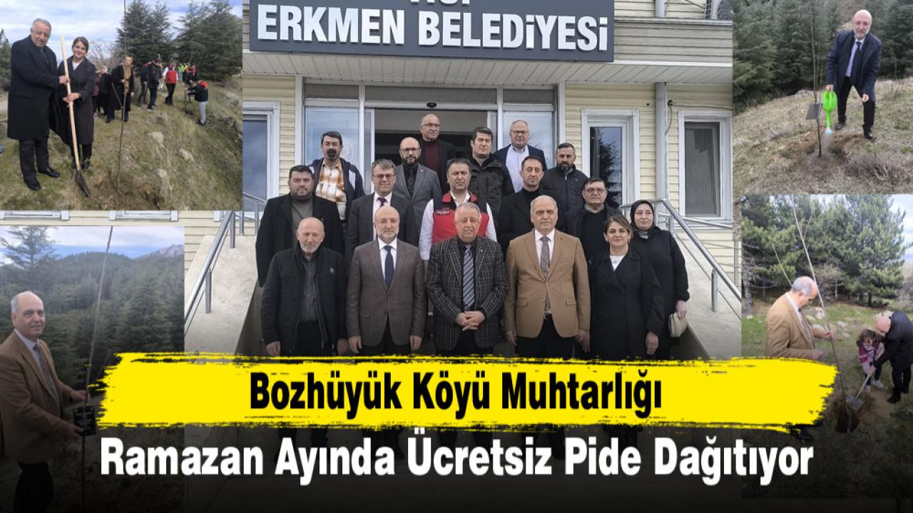 Özel İdare Tarafından Erkmen’de 2 bin Kestane Fidan Toprakla Buluştu