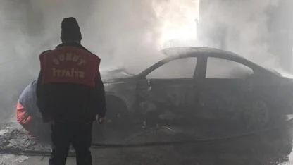 Park Halindeki Otomobil Alevlere Teslim Oldu