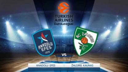 Anadolu Efes – Zalgiris Maçı Ne Zaman? Saat Kaçta ve Hangi Kanalda Yayınlanacak?