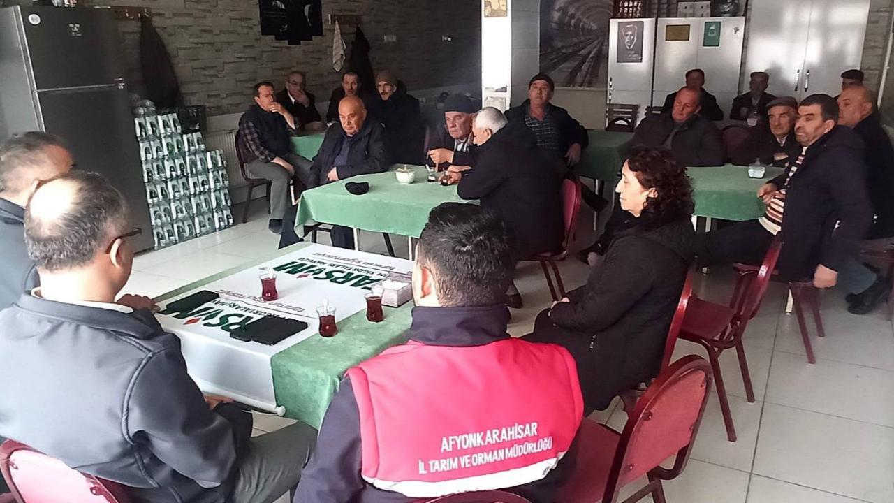Afyonkarahisar’da Üreticilere TARSİM Bilgilendirme Toplantısı Düzenlendi