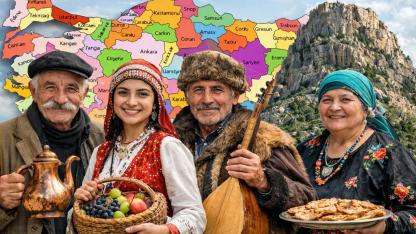 Hangi Şehrin İnsanı Neyle Meşhur? 81 İlin Karakter Haritası Gündem Oldu: Afyonkarahisar Detayı Dikkat Çekti