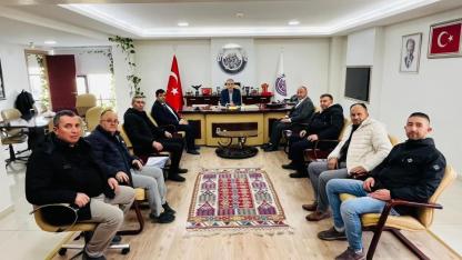 Emirdağ Esnaf Odası Heyetinden AESOB Başkanı Üstün’e Ziyaret