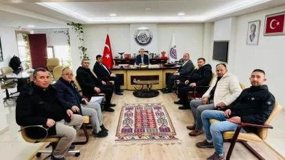 Emirdağ Esnaf Odası Heyetinden AESOB Başkanı Üstün’e Ziyaret