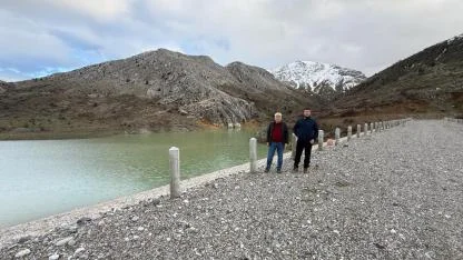 DSİ 18. Bölge Müdürü Erkan, Sandıklı Akin Barajı’nda İncelemelerde Bulundu