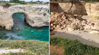 İtalya’da “Aşıklar Kemeri” Sevgililer Günü’nde Çöktü: Turizmin Simgesi Tarihe Karıştı