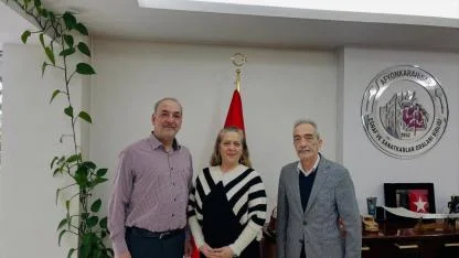 İş İnsanları Şükran Şahin ve Ercan Şahin’den ESOB Başkanı Üstün’e Ziyaret