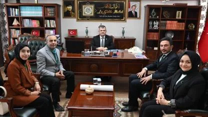 Yeşilay Afyonkarahisar Şubesi’nden Başkan Serkan Koyuncu ’ya Ziyaret