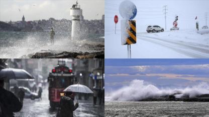 Meteoroloji Genel Müdürlüğü Uyardı: Kuvvetli Yağış ve Fırtına Geliyor!