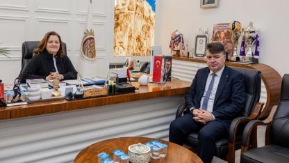 Şoförler ve Otomobilciler Odası Başkanı Karataş’tan Başkan Köksal’a Ziyaret