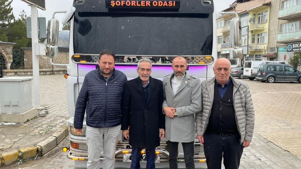 Sinanpaşa Şoförler Odası Filosuna Yeni Oto Kurtarıcı Desteği