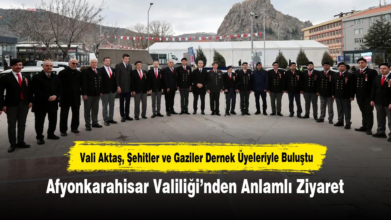 Afyonkarahisar Valiliği’nden Anlamlı Ziyaret