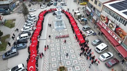 Şuhut’ta Bayrak Sevgisi Yürüyüşü Yapıldı