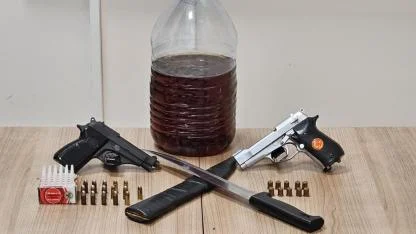 Şuhut’ta İş Yerinden Cephanelik Çıktı!