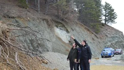 Sultandağı’nda Aşırı Yağış Toprak Kaymasına Yol Açtı