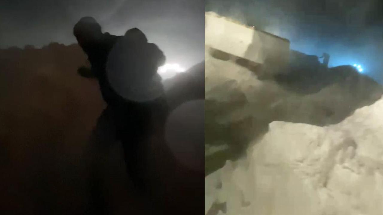 Tipide mahsur kalan santral işçileri 9 saat süren operasyonla kurtarıldı