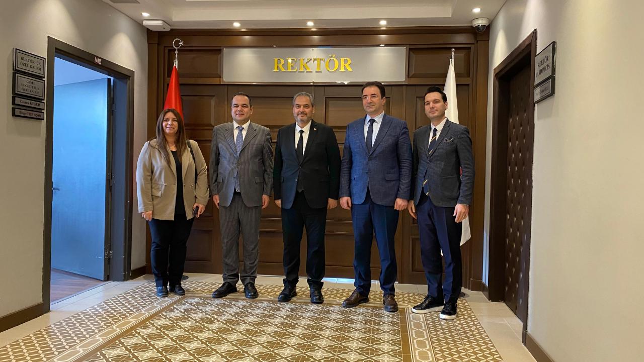 TV3 yönetiminden Rektör Aslan’a Ziyaret