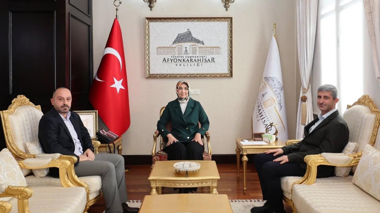 Vali Yiğitbaşı, Kar Mineral Yetkililerini Kabul Etti