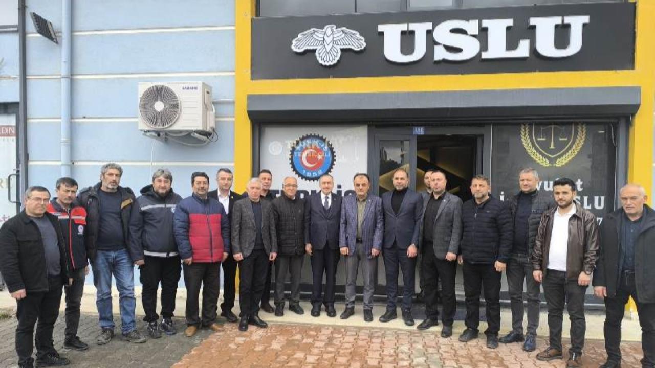 Veysel Eroğlu'ndan Türk- İş'e Ziyaret