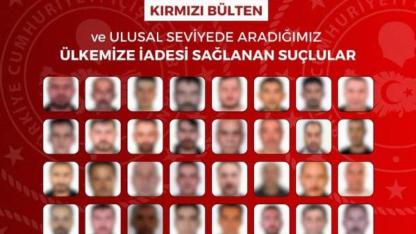 10 Ülkeden 72 Firari Türkiye’ye Getirildi!