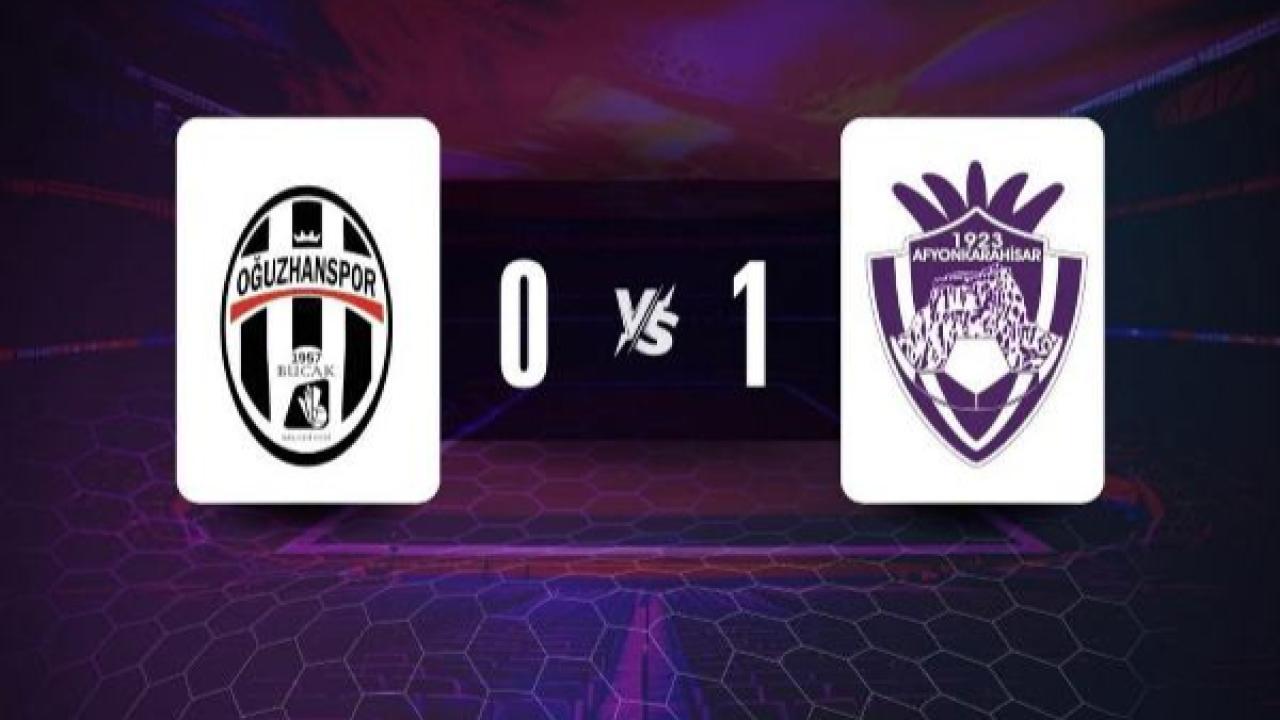 1923 Afyon Deplasmanda Altın Değerinde 3 Puan Aldı!