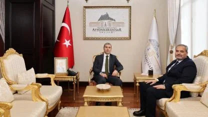 AFSÜ Rektörü Aslan’dan Vali Aktaş’a Hayırlı Olsun Ziyareti