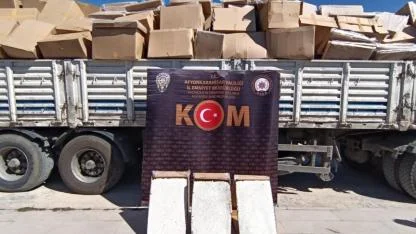 Afyon’da 8 Milyon TL Değerinde Milyonlarca Makaron Ele Geçirildi