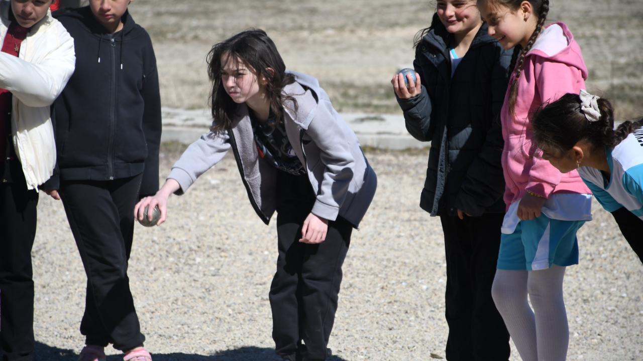 Afyon’da Okul Sporları Küçükler Bocce Müsabakaları Tamamlandı