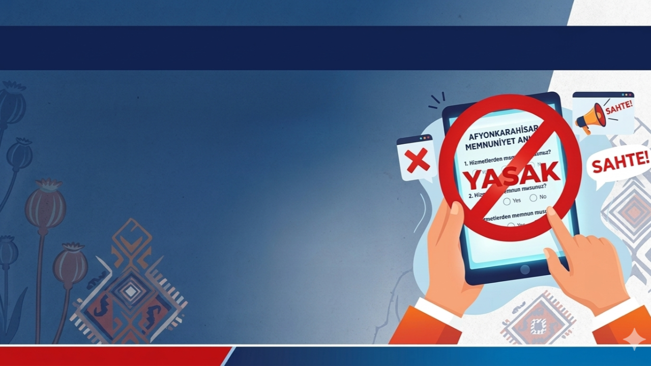 Afyonkarahisar Belediyesinden 'Sahte Anket' Uyarısı