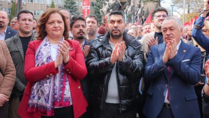 Afyonkarahisar CHP Heyeti “Millet İradesine Sahip Çıkıyor” Uşak Mitingine Katıldı