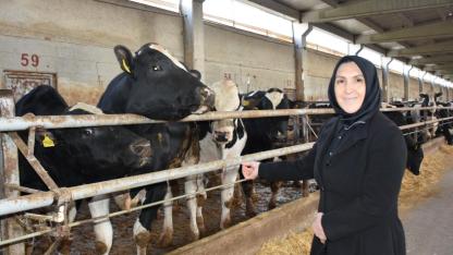 Afyonkarahisarlı Kadın Girişimci TKDK Desteğiyle Hayvancılık Üssü Kurdu
