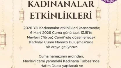 Afyonkarahisarlı Kadınlar “Kadınanalar” Etkinliğinde Buluşuyor