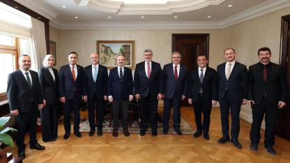 AK Parti Afyon Heyetinden Bakan Yardımcısı Bülent Turan’a Ziyaret