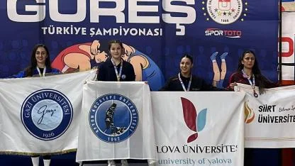 AKÜ SBF Öğrencileri Güreş Şampiyonası’ndan 5 Madalya ile Döndü