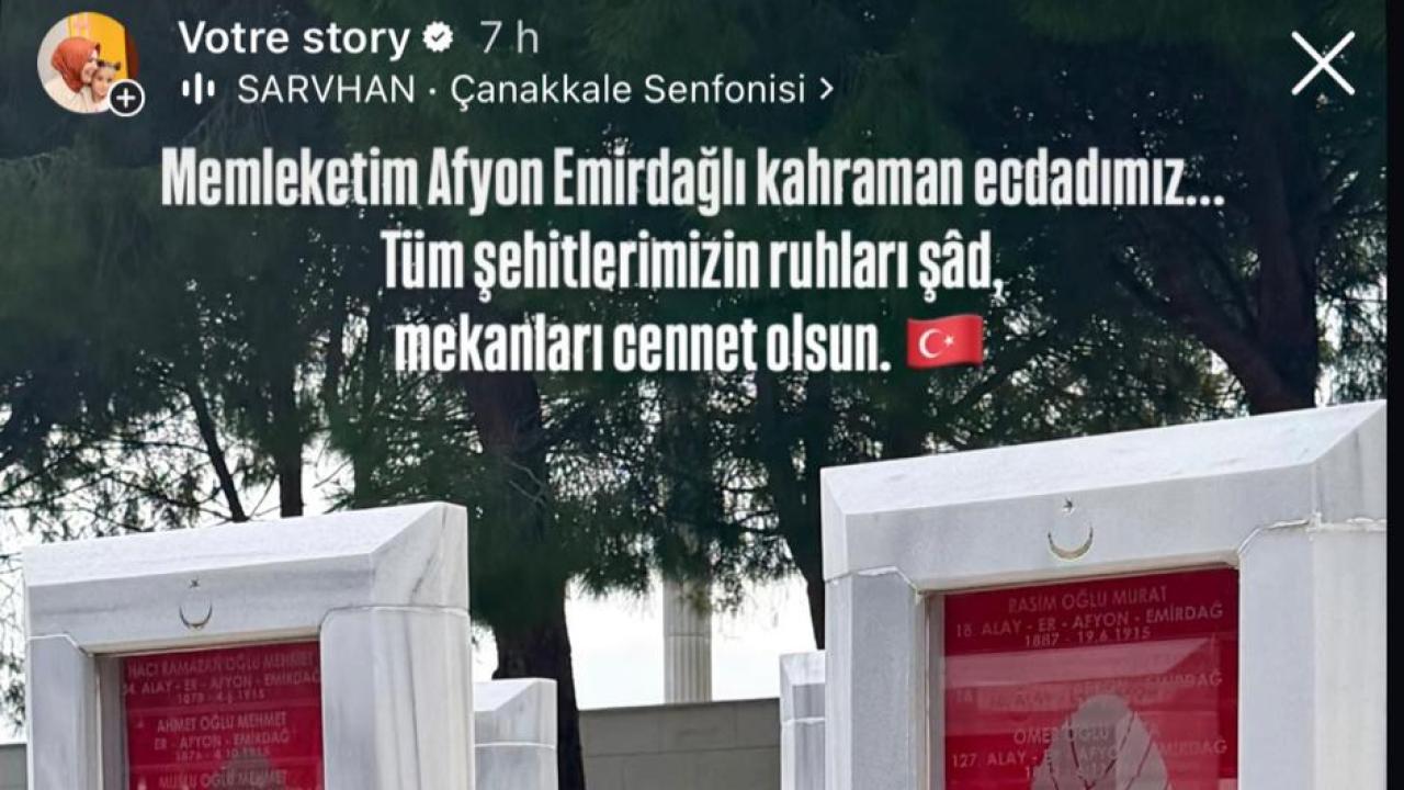 Bakan Göktaş’tan Emirdağ’lı Şehitlere paylaşım
