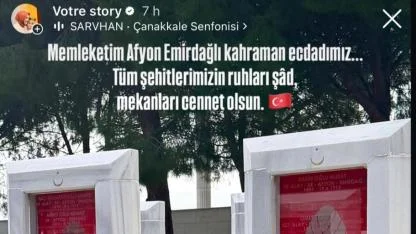 Bakan Göktaş’tan Emirdağ’lı Şehitlere paylaşım