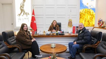 Başkan Köksal, Dedublüman Müzisyeni Çağrı Çelik’i Ağırladı