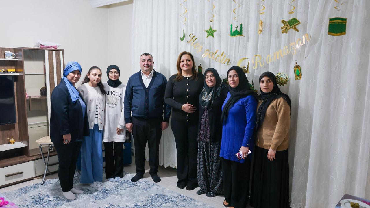 Başkan Köksal Havva Çelik ve Ailesinin Evinde İftar Davetine Katıldı