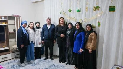 Başkan Köksal Havva Çelik ve Ailesinin Evinde İftar Davetine Katıldı