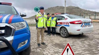 Çobanlar’da Öğrencilere Trafik Bilinci Aşılandı