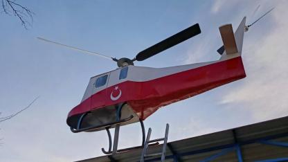 Demirci Esnafı Çinkılınç Kardeşler Kendim İmkanları İle Dikkat Çeken Helikopter Yaptı