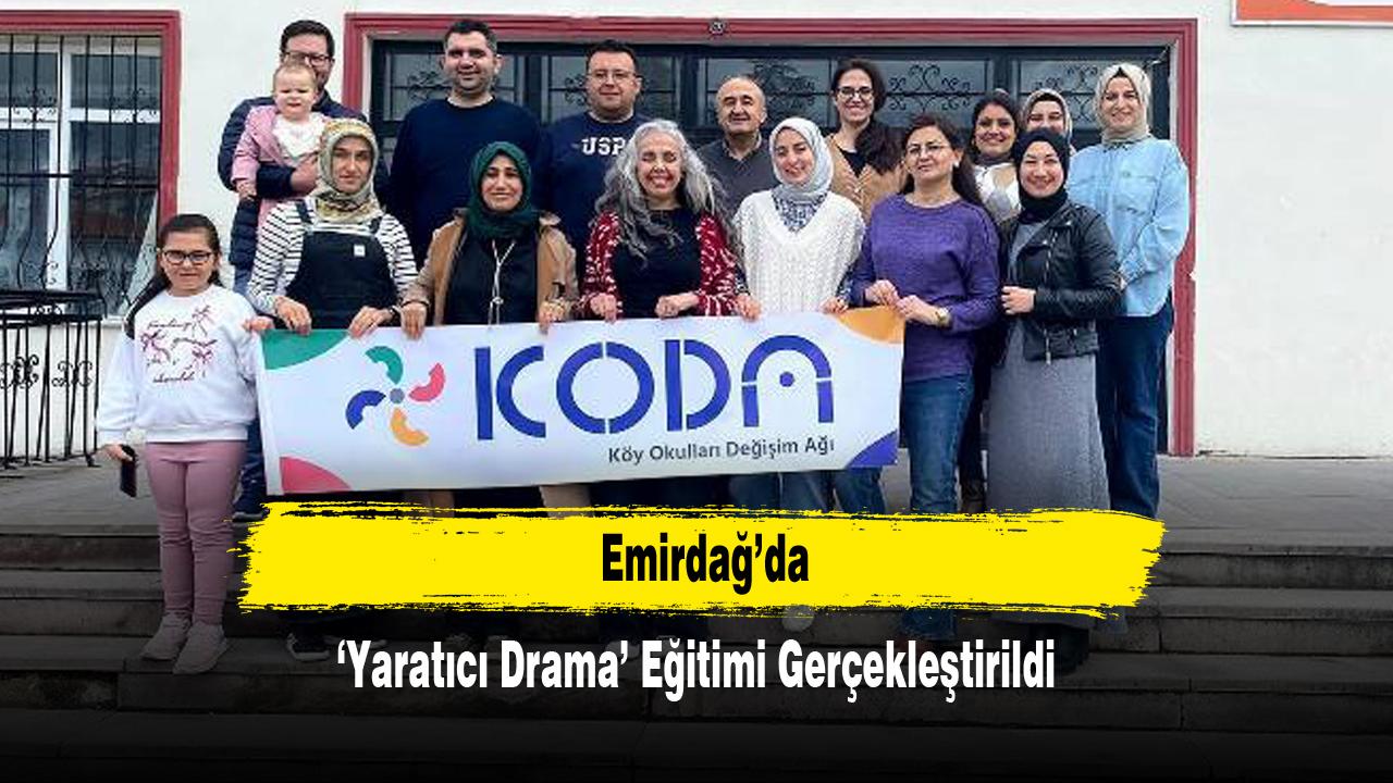 Emirdağ’da ‘Yaratıcı Drama’ Eğitimi Gerçekleştirildi