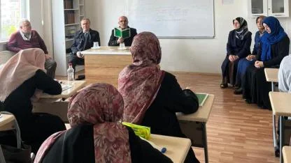 İl Müftüsü İmamoğlu’ndan Kur’an’ı anlama programına ziyaret