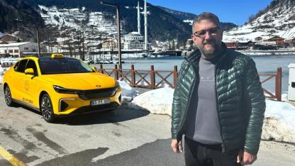 Karadeniz’de Bir İlk: Togg T10F Taksi Oldu