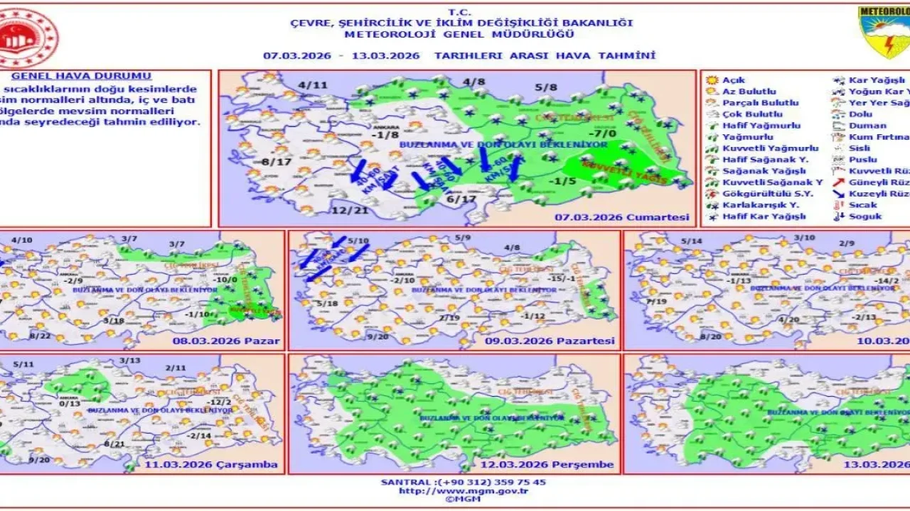 Meteorolojiden Kırmızı Alarm: Türkiye Buz Kesecek, Yurdun Yarısı Kara Teslim!