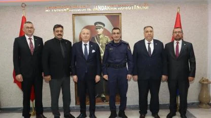 Milletvekili Olgun’dan İl Jandarma Komutanı Kaya’ya ziyaret