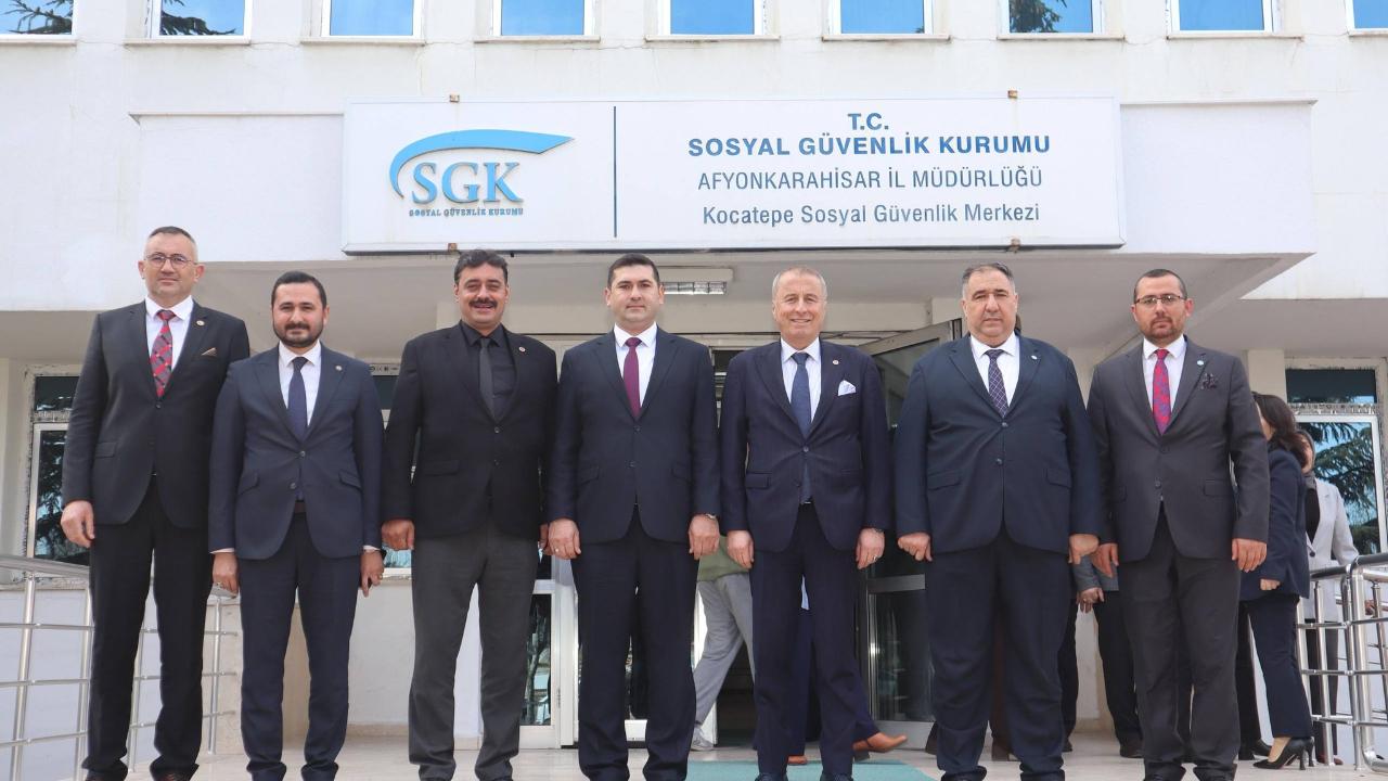 Milletvekili Olgun’dan SGK İl Müdürü Süleyman Çelikbaş’a Ziyaret